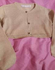 Gemo gilet doré 36 mois