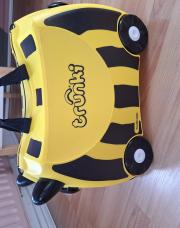 Valise sur roulette abeille