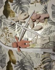 Mobile noukies rose et blanc 