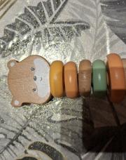 Hochet ourson en bois 