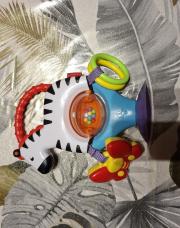 Jouet pour chaise haute zèbre 