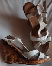 Sandale compenser blanche  39