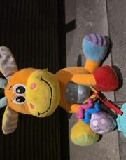 Girafe orange jouet bébé