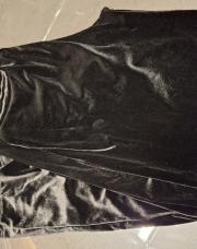 Pantalon fille noir velours, Zahra, 11- 12 ans