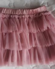 Jupe tule volant rose T 18-24 Mois