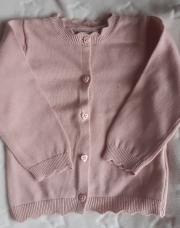 Gilet rose T 9-12 Mois