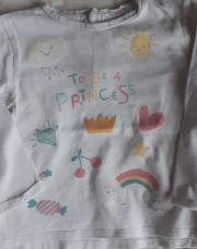 T shirt longue manche blanc TeX 18Mois