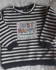 Sweat blanc ligné  Zara T 92