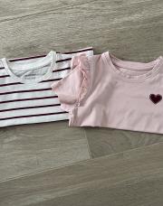 Lot de 2 t-shirt 3-4a manches courte Primark 