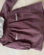 Robe Dina Carmen 48m mauve col Claudine 