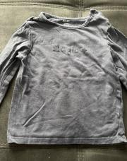 T-shirt bleu manche longue Kiabi 24 mois 