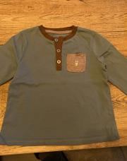 T shirt bleu Obaibi 12 mois 