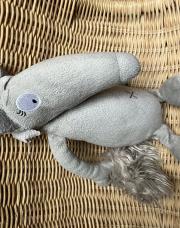 Peluche petit loup gris 