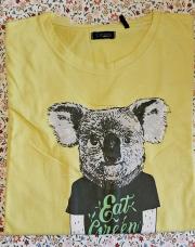 Tshirt jaune MC koala IKKS taille 14 ans