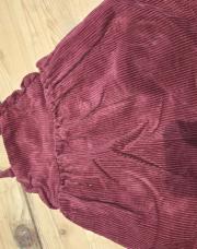 Robe velours bordeaux 6M