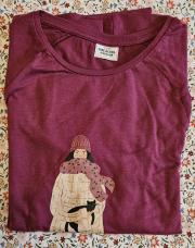 T-shirt Lm mauve personage TAO 14ans