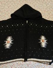 Gilet IKKS noir a tirette et capuche taille 10ans