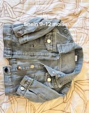 Veste en jeans garçon 9-12mois shein