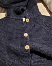 Gilet bleu zy coeur 68