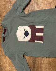 Blouse verte Okaïdi taille 6 mois 