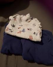 Lot de 3 body's bleu 1 mois 