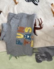 Haut gris col jaibai 5 ans fun 