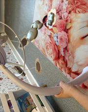 Mobile infotino gris ourson 