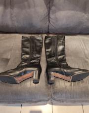 Bottes cuir pointure 40 (SOFACQ)