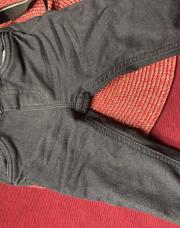 Jeans bretelles bleu foncé T80