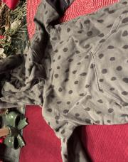 Pull vert rond noir « believe mode « T86