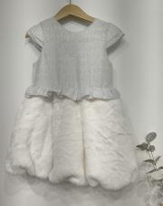 Robe blanche Tao Dream 3-4 ans