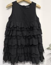 Robe noir volant ikks 5 ans