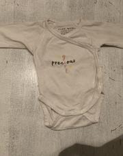 Body longues manches 1 mois 