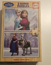 2 puzzles reines des neiges - 25 pièces 