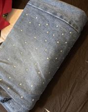 Jeans bleu strass 2 xl 