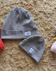 Bonnets assortis maman et bébé 
