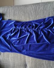 Robe bleu à pailletée 