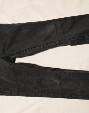 Pantalon noir ceinture fleurie