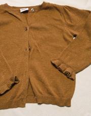 Gilet ocre brillants