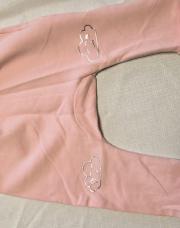 Legging rose ample nuages