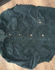 Blouse chemise vert SHEIN S