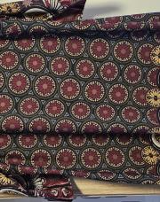 Robe fleurs Bordeaux Paprika T50