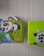 Set 2 tasses panda/vache