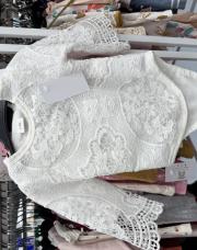 0-3 mois blouse blanche 