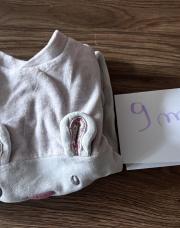 Pyjama 9 mois rose lapin 