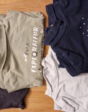 Lot de 4 sous pull kiabi 6m