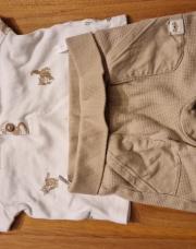 Ensemble polo + pantalon 1m blanc