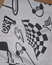 Pull beige damier kiabi