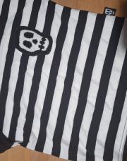 Tshirt raye squelette 