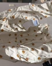 T-shirt crème fruit brun Kiabi 2mois